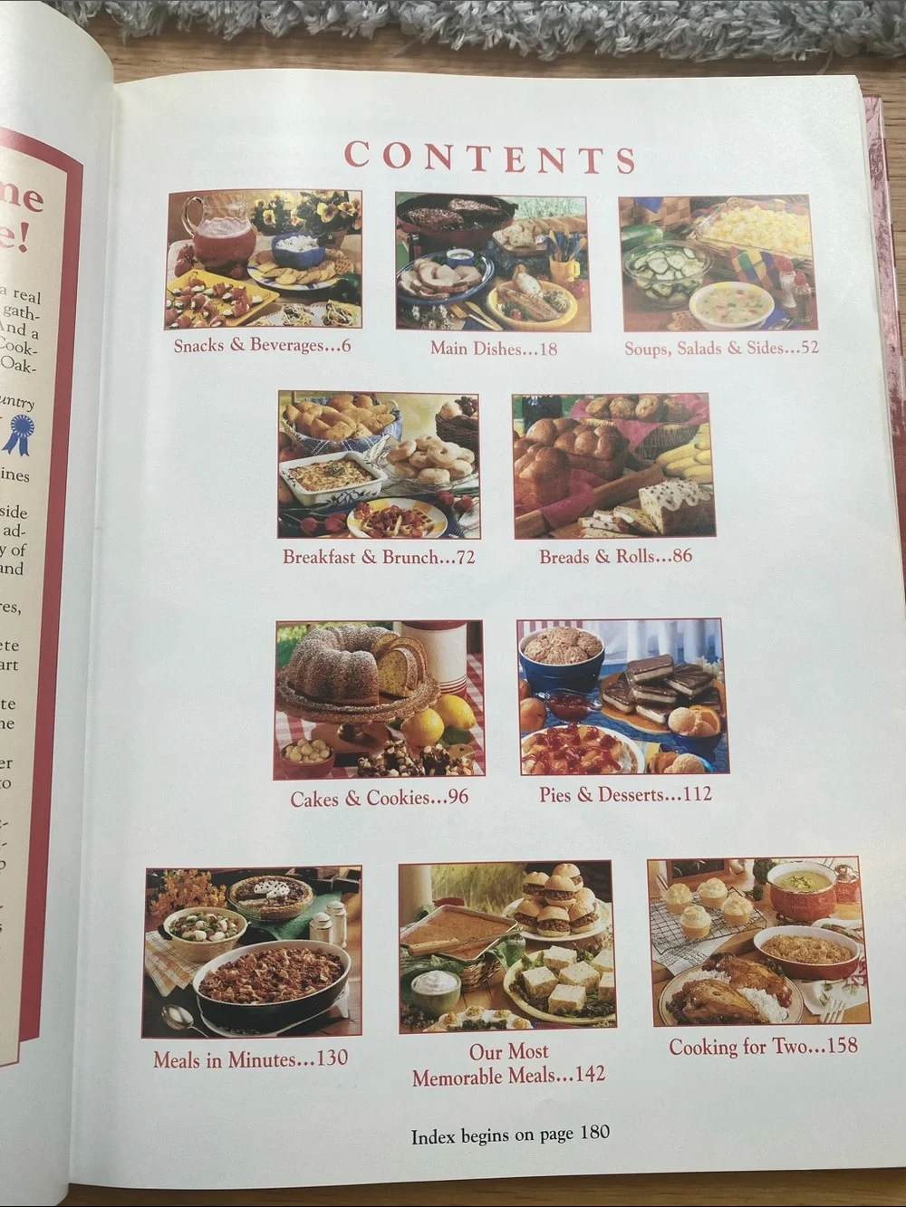 Taste Of Home Country Cooking Cookbook - Red Plaid Cover